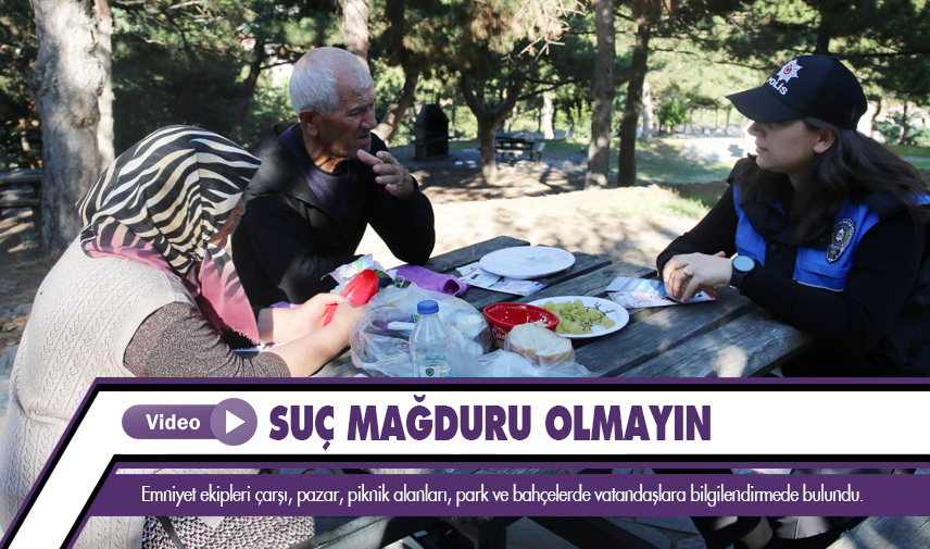 Suç mağduru olmayın